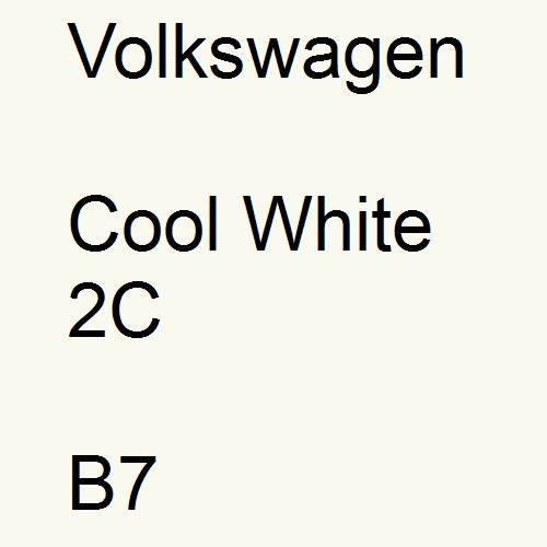 Volkswagen, Cool White 2C, B7.